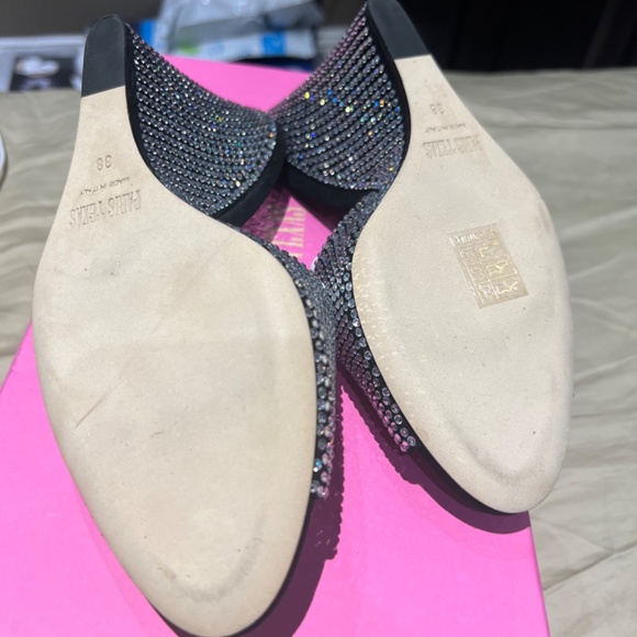 Paris Texas Holly Wanda Crystal Embellished Wedge Sandals - Picture 5 of 6